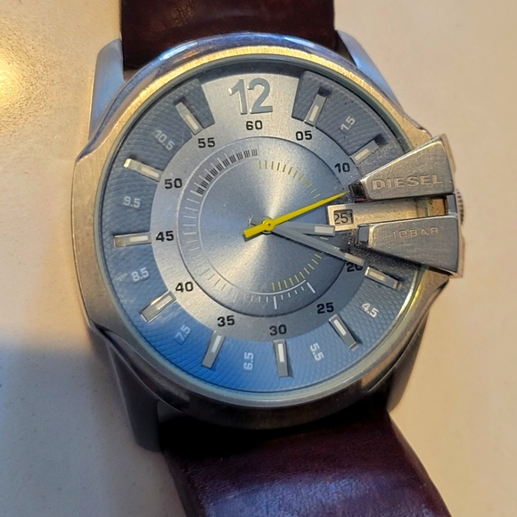 Diesel Other - DIESEL brown leather watch